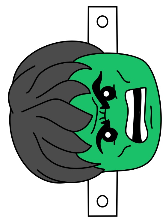 Çocuklar İçin  Çizgifilm Karakterleri Hazır Maske Şablonları 