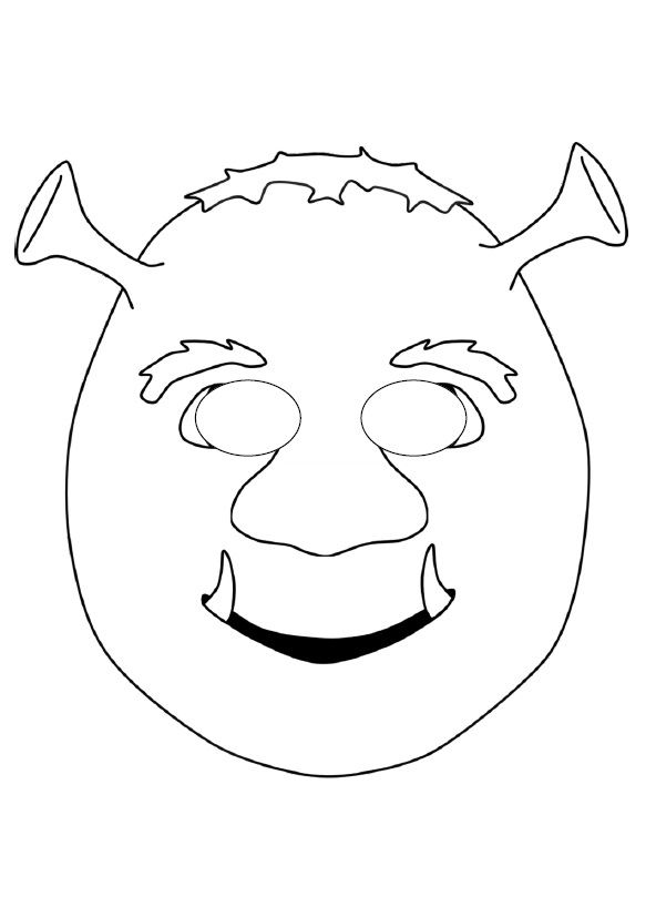 Çocuklar İçin  Çizgifilm Karakterleri Hazır Maske Şablonları 