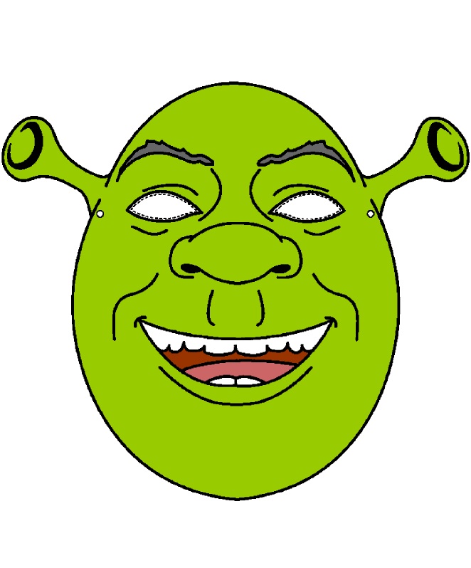 Çocuklar İçin  Çizgifilm Karakterleri Hazır Maske Şablonları 