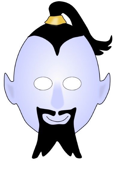 Çocuklar İçin  Çizgifilm Karakterleri Hazır Maske Şablonları 