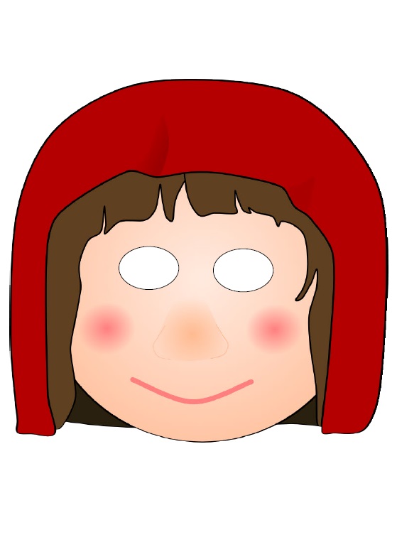 Çocuklar İçin  Çizgifilm Karakterleri Hazır Maske Şablonları 