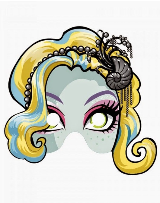 Çocuklar İçin  Çizgifilm Karakterleri Hazır Maske Şablonları 