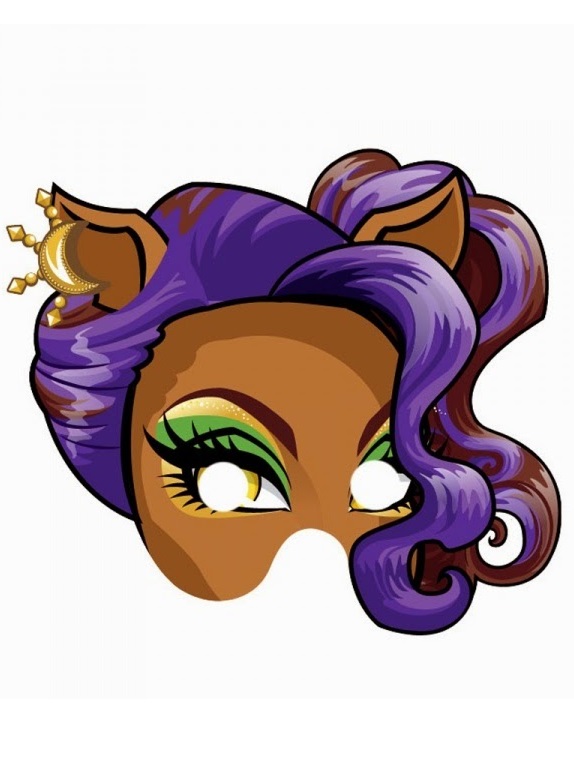 Çocuklar İçin  Çizgifilm Karakterleri Hazır Maske Şablonları 