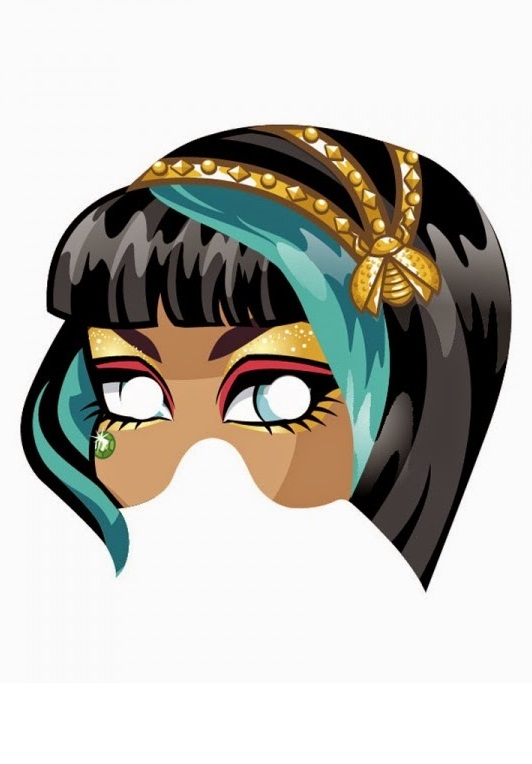 Çocuklar İçin  Çizgifilm Karakterleri Hazır Maske Şablonları 