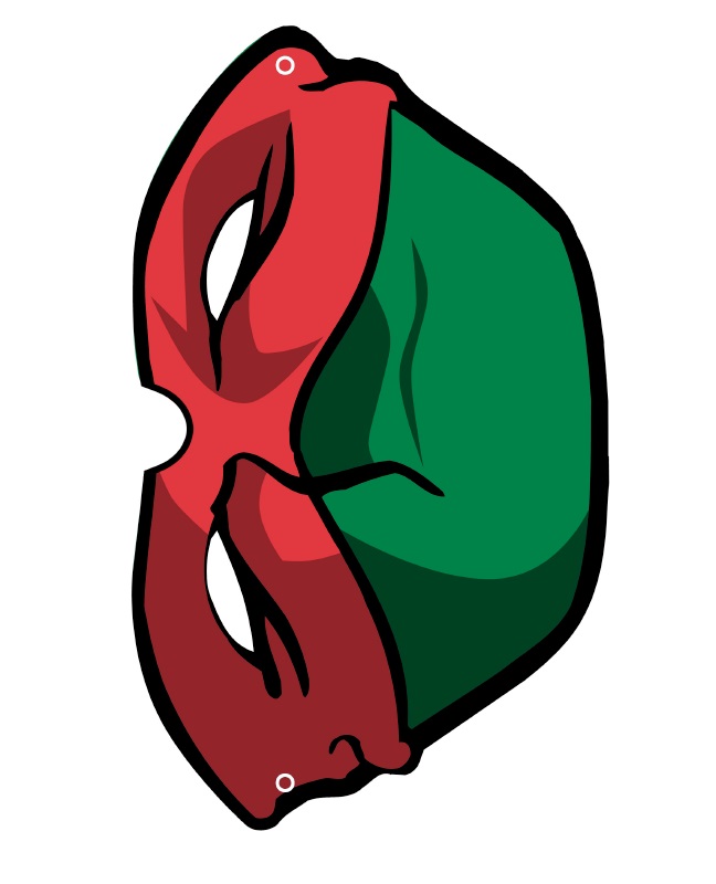 Çocuklar İçin  Çizgifilm Karakterleri Hazır Maske Şablonları 