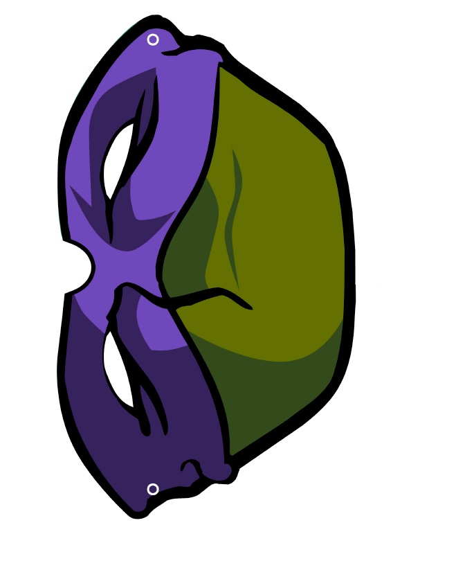 Çocuklar İçin  Çizgifilm Karakterleri Hazır Maske Şablonları 