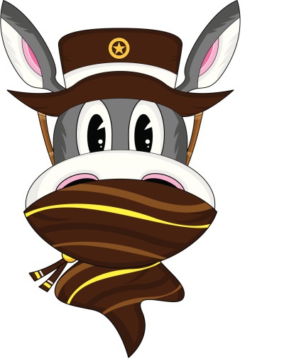 Çocuklar İçin  Kovboy Hazır Maske Şablonları 