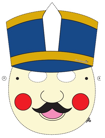 Çocuklar İçin  Meslekler Hazır Maske Şablonları 