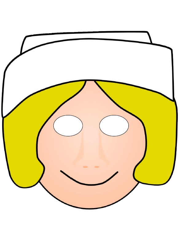 Çocuklar İçin  Meslekler Hazır Maske Şablonları 