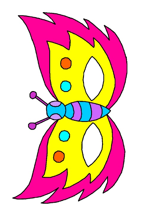   Kelebek  maske Şablonları