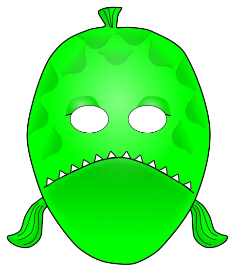 Deniz Canlıları Hazır Maske  Şablonları Çocuklar İçin  Deniz Canlıları Hazır Maske Şablonları