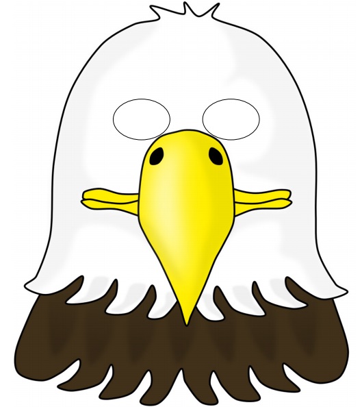   Kartal   maske Şablonları