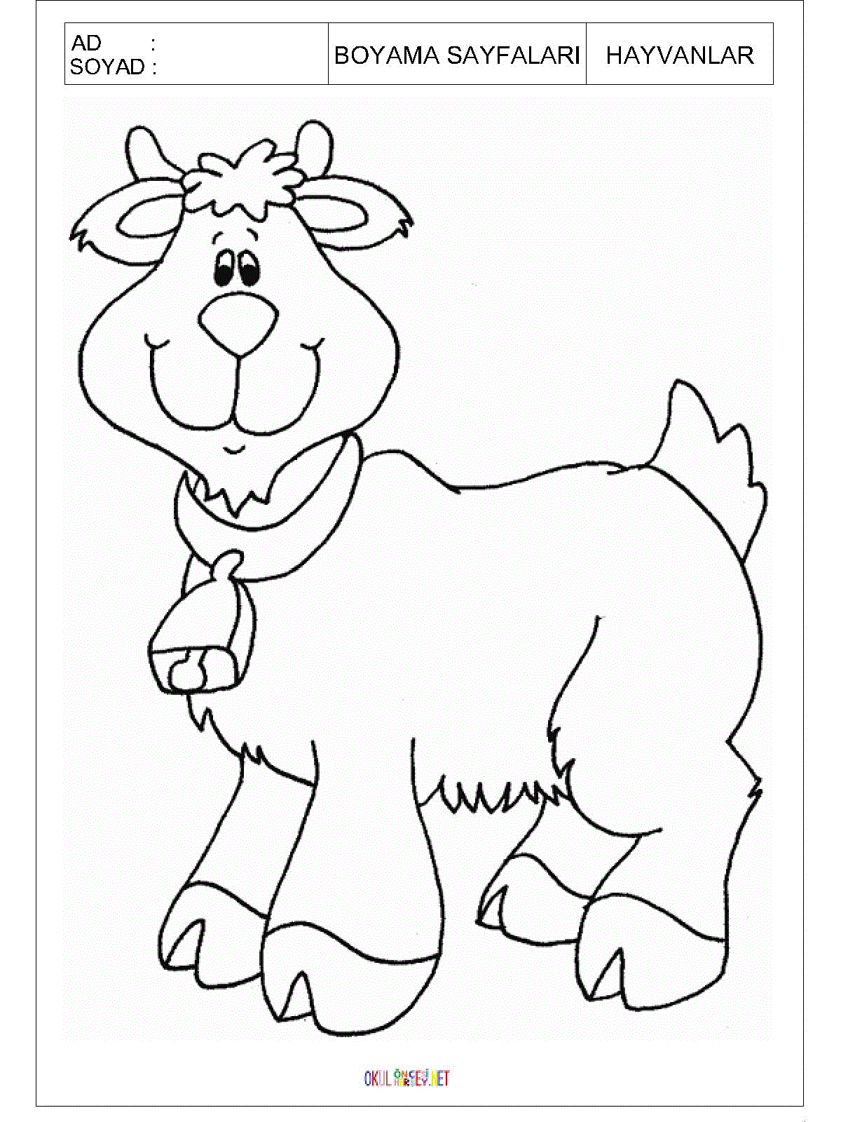 inek boyama sayfası