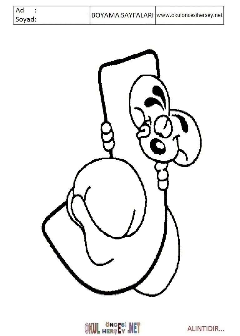Harfler Boyama Sayfaları