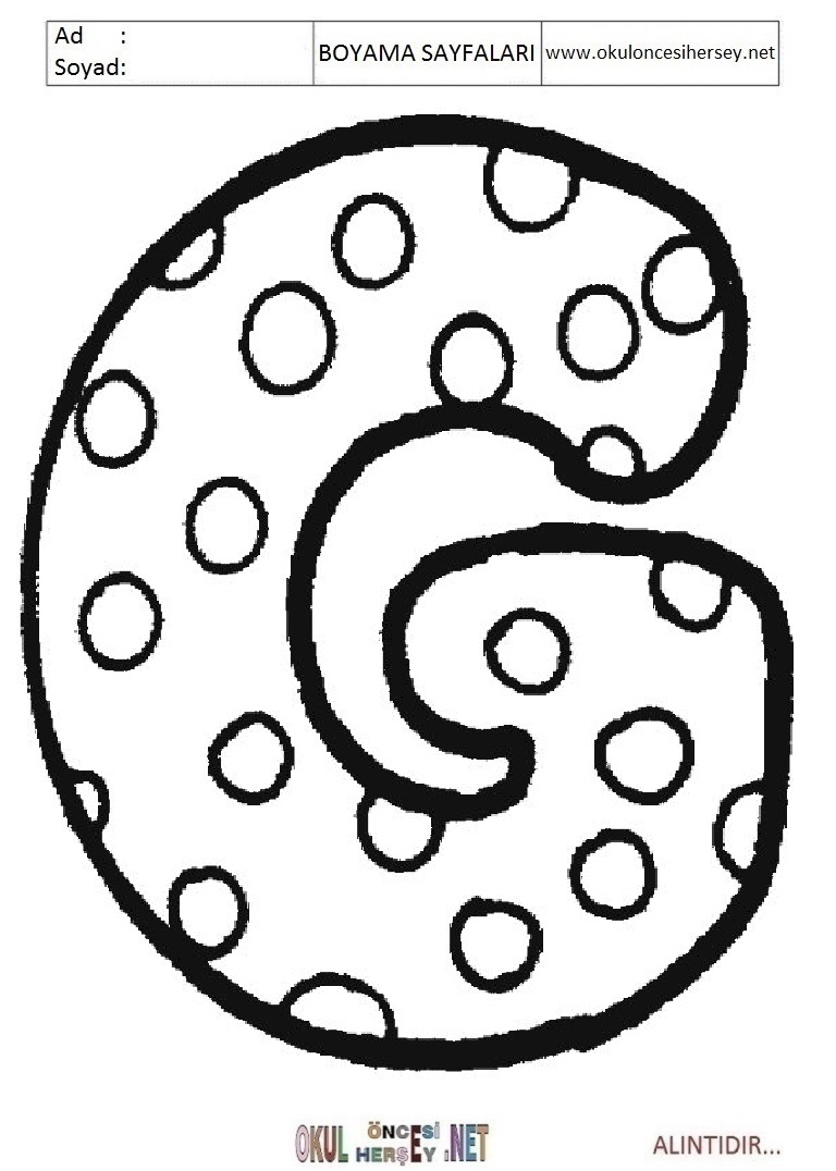 Harfler Boyama Sayfaları