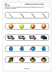 Farklı Olanı Bul Oyunu