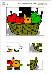Puzzle Boşluk Doldur Çalışma Sayfaları