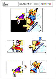 okul öncesi çocuklar için Puzzle Boşluk Bul çalışma sayfaları