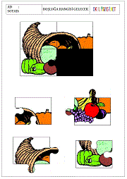 okul öncesi çocuklar için Puzzle Boşluk Bul çalışma sayfaları