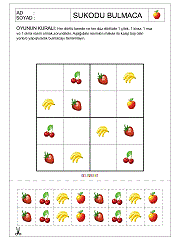 Okul Öncesi Sudoku