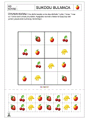 Okul Öncesi Sudoku