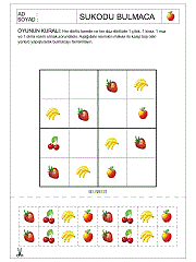 Okul Öncesi Sudoku