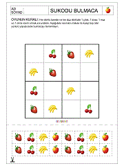 Okul Öncesi Sudoku