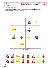 Okul Öncesi Sudoku
