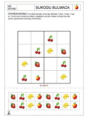 Okul Öncesi Sudoku
