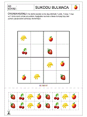 Okul Öncesi Sudoku