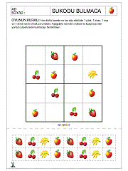 Okul Öncesi Sudoku