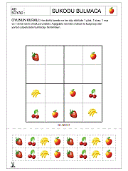 Okul Öncesi Sudoku