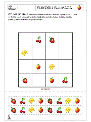 Okul Öncesi Sudoku