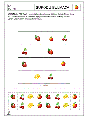Okul Öncesi Sudoku