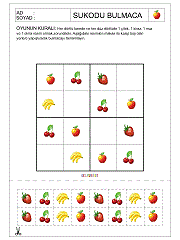 Okul Öncesi Sudoku