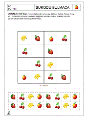 Okul Öncesi Sudoku