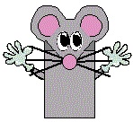 kese kağıdından Fare kukla şablonu