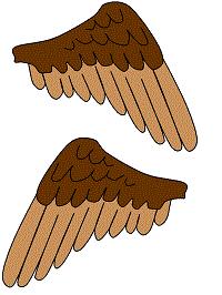 tuvalet kağıdından Şahin kukla şablonu