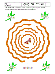 çocuklar için labirent oyunu