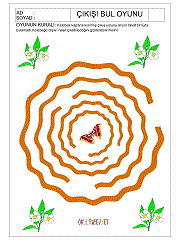 çocuklar için labirent oyunu