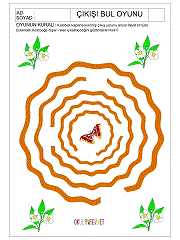 çocuklar için labirent oyunu