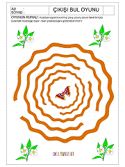 çocuklar için labirent oyunu