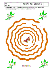 çocuklar için labirent oyunu