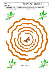 çocuklar için labirent oyunu