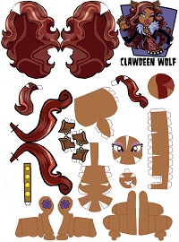 çocuklar için hazır baby model maketi şablonu, paper craft model baby