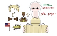 çocuklar için hazır baby model maketi şablonu, paper craft model baby