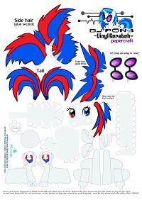 çocuklar için hazır baby model maketi şablonu, paper craft model baby