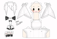 çocuklar için hazır baby model maketi şablonu, paper craft model baby