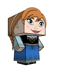 çocuklar için hazır çizgifilm karakterleri model maketi şablonu, paper craft model cartoon