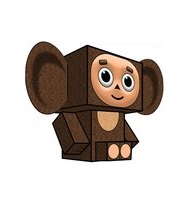 çocuklar için hazır çizgifilm karakterleri model maketi şablonu, paper craft model cartoon
